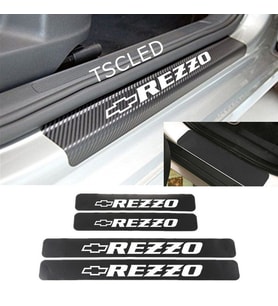 Chevrolet Rezzo Karbon Kapı Eşiği Kaplama Sticker (4 Adet) zz13