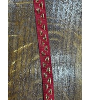 1 CM EN KIRMIZI ŞERİT SİMLİ APLİKE DİKİŞ AKSESUARI 1 METRE