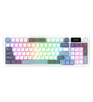 AQIRYS ATRIA White %95 Aqirys White Linear Switch Hotswap RGB İngilizce Mekanik Gaming Klavye