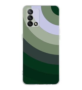 PrintiFy Oppo A74 Uyumlu Kamera Korumalı Renk Cümbüşü C Tasarımlı Şeffaf Silikon Kılıf