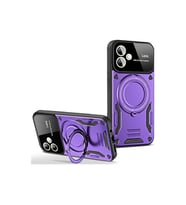 Samsung Galaxy A05 Kılıf Joy Lens Standlı Kapak - Mor