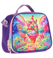 Kaukko Kids Kız Çocuk Isı Yalıtımlı Okul/Piknik Beslenme Çantası (Dondurma) L7251 (Çok Renkli)