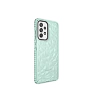Samsung Galaxy A52 Uyumlu Kılıf Zore Buzz Kapak (Açık Yeşil)