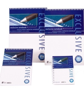 Keskin Color 80 Yaprak A6 Exclusive Spiralli Karton Kapak Kareli Defter 143202-99