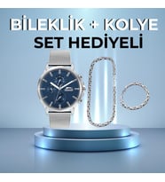 Slazenger Sl.09.1889.2.01 45 mm Gri Hasır Kordonlu Erkek Kol Saati AYNI GÜN KARGO