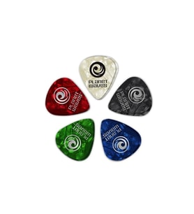 Planet Waves 1CAP4-25 Pena Medium Assorted Pearl (25'li Paket)  Sedefli Karışık - Dengeli - Şık