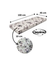 Desenli palet bank sedir minderi fermuarlı 100x45cm