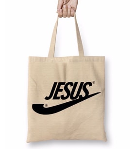 Jesus Christ 01 Bez Çanta Uzun Saplı