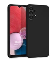Microsonic Matte Silicone Samsung Galaxy A13 4G Kılıf Siyah