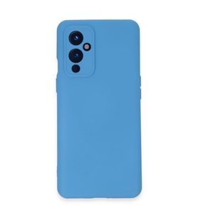 One Plus 9 Kılıf Nano İçi Kadife Silikon - Mavi