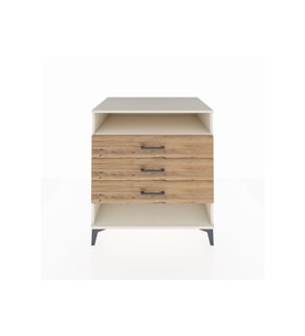 Kronos Şifonyer Tek Raflı 3 Çekmeceli 88x59x96 Aytaşı-Çam