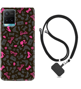 Vivo Y11S Y21S Y20 Y20S Y70 Kılıf Boyun Askılı Silikon Barbie and Shoes 1413