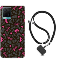 Vivo Y11S Y21S Y20 Y20S Y70 Kılıf Boyun Askılı Silikon Barbie and Shoes 1413