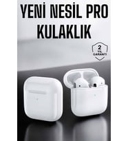 Yeni Nesil Pro Bluetooth Kulaklık Uzun Pil Ömrü Beyaz