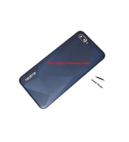 Oppo Realme C2 Kasa Arka Pil Batarya Pil Kapağı SİYAH