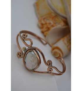 STONEAGE BAROK İNCİ BİLEKLİK (Altın / Dore)