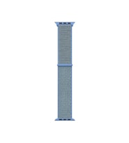 Apple Watch Ultra 49mm Uyumlu Kordon Hasır Örgü Kumaş Band-03 Strap Kayış (Koyu Mavi)