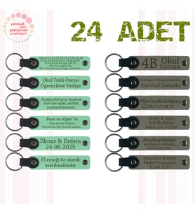 Yeşil & Kül Gri, Sanat Festivali Katılımcılarına Sürpriz, 24’lü Set, Kişiselleştirilebilir Hediye