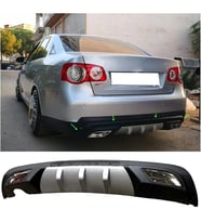 Vw Jetta Mk5  Difüzör Difizör Gri + Kare Egzoz Görünüm C Tip