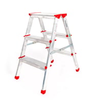 ALÜMİNYUM ÇİFT ÇIKIŞLI 3 BASAMAKLI MERDİVEN(68 CM) (ACCM.01)