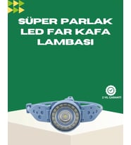 Led Kafa Lambası Kamp Yürüyüş Ve Gece Kullanımı İçin