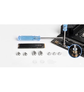 M.2 NVMe SSD Montaj Vida Seti, Çelik, M2 Metrik, Anakart Yükseltici Vidalar, Pullar ve Tornavida Hediyeli, 10 Parça