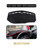 FIAT Egea 2007-2021 Modellerine Uygun EKRANSIZ TORPİDO KORUMA HALISI SİYAH KENAR