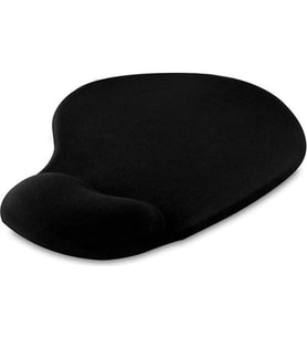 Lexroo LN-2053 Large Boy Siyah Ergonomik Suya Dayanıklı Agrı Kesicili Bileklikli Mouse Pad