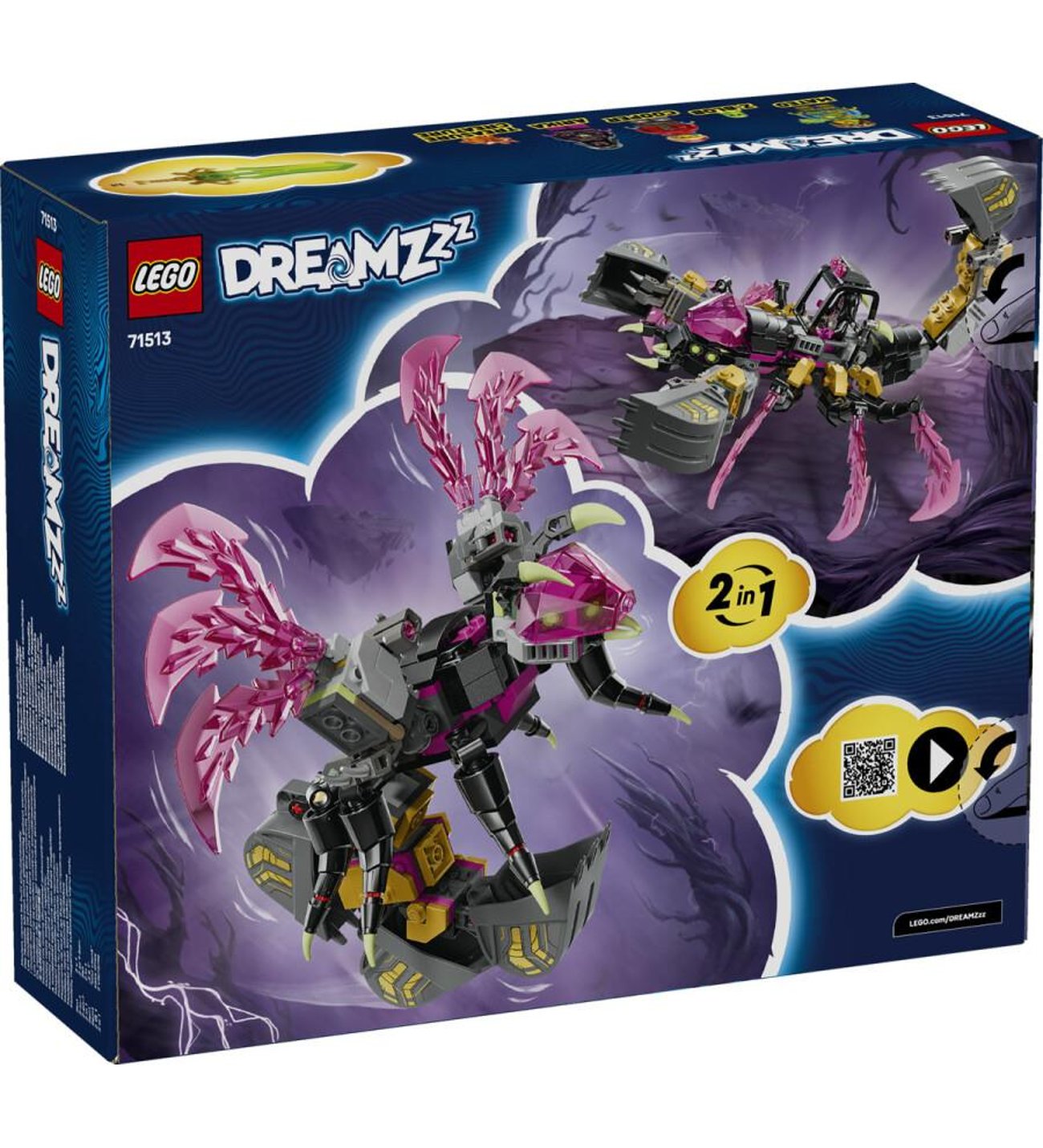 LEGO Dreamzzz 71513 Nightmare Scorpion Digger