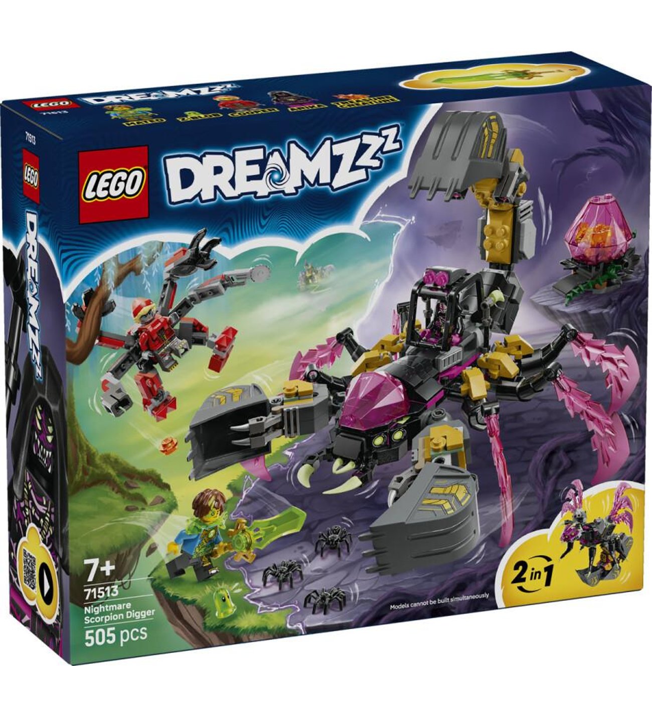 LEGO Dreamzzz 71513 Nightmare Scorpion Digger