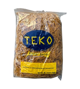 Teko AAA Kauçuk Ambalaj Paketleme Lastiği - Çap : 70 mm. -Kalınlık: 1,5 mm -1000 Gr.lık 1 Paket