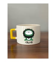 Aslan Burcu ve Onla Alakalı Komik Açıklama Baskılı Sarı Kulplu Prime Kupa Bardak Fincan Mug