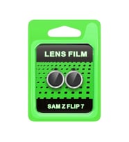 Samsung Galaxy Z Flip 7 Raze Metal Kamera Lens - Gümüş