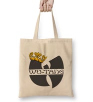 Wu Tang Clan Logo Wutang Clan Vintage 9Os Vintage Style Bez Çanta Uzun Saplı