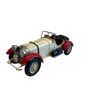 Beyaz Roadstar Model Araba (Kırmızı-Gümüş)