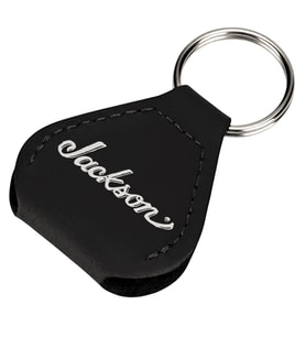 Jackson 2995392000 Pick Holder Anahtarlık (Siyah)  Jackson Logolu Pratik Pena Tutucu Anahtarlık