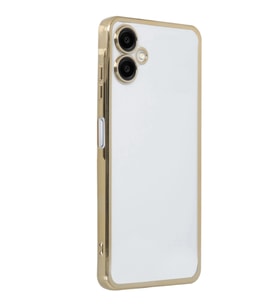Samsung Galaxy A06 Kılıf Razer Lensli Silikon - Gold