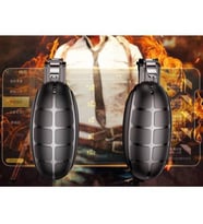 Baseus Pubg Oyun Tetik Konsolu Bomba Sekilli PubG Tetik Oyun Kolu Konsolu Joysti (Siyah)