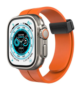 Apple Watch 42mm Kr412 Elegance Stylısh Kordon (SAAT DEĞİLDİR) - Turuncu