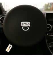 Dacia Marka Araba Direksiyon Kılıfı Siyah  Direksiyon Koruyucu Penye Kumaş Kaplama