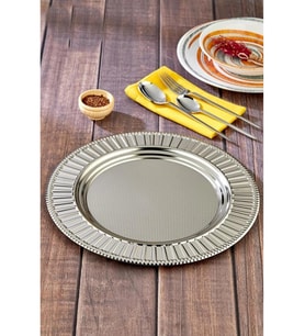 Cooker Gümüş Renk Metal Supla 33 cm