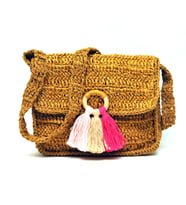 Handmade Rafya İp Tasarım Çanta