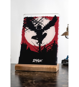 Death Note Ev Ryuk Severlere Masa Dekoratif Ahşap Obje
