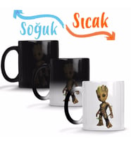 Baby Groot Sihirli Kupa Bardak Porselen