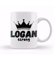 Logan Name personalized Custom vintage Retro Rainbow Design Gift Baby Gift For Him Kupa Bardak Porselen