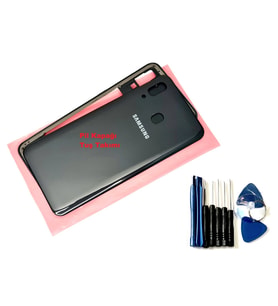 Tkgz Samsung Galaxy A30 (A305) FULL KASA Kasa Arka Pil Batarya Kapağı (TAMİR SETİ) SİYAH