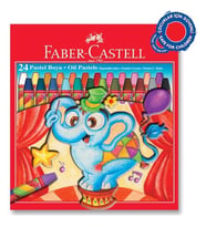 Faber Castell 24 Renk Yağlı Pastel Boya 125324 (Karışık)