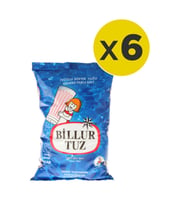 Billur Tuz 1,5 kg Rafine İyotlu x 6 Adet