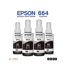 Epson 664 L300 Uyumlu Black Mürekkep Takımı
