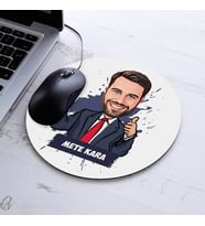 Kişiye Özel Takım Elbiseli Erkek Karikatürlü Mousepad